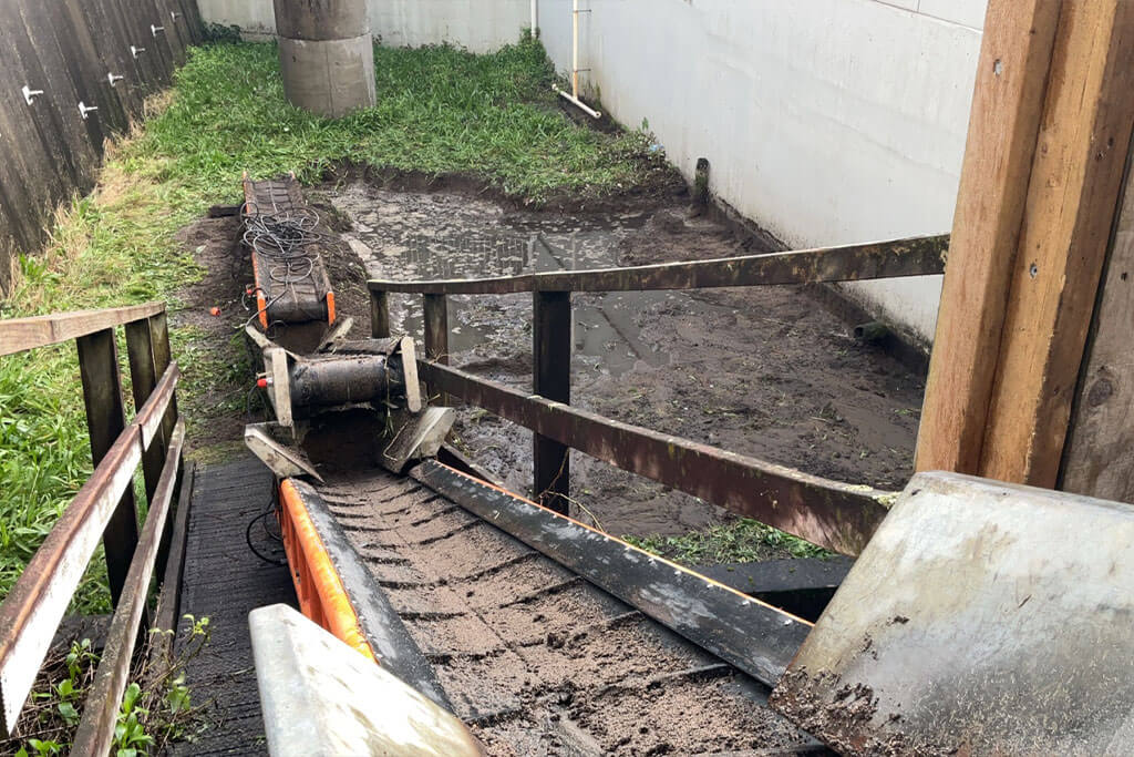 Complex sand-filter service - start