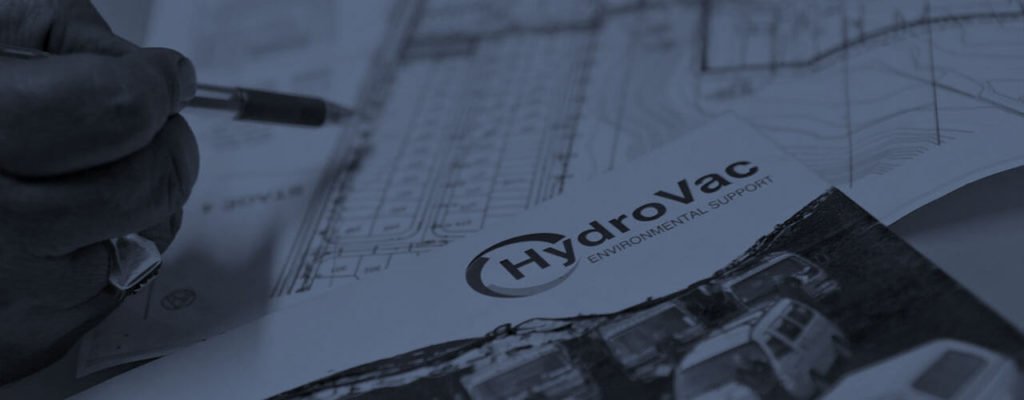 HydroVac documents on a table